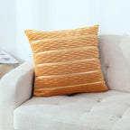 Simple Luxury Striped Velvet Pillow Cover Pillow Cushion Cover Pillow Case Covers for Sofa Flannel Velvet Sofa Cushion Cover