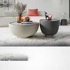 Light Luxury Round Tea Table Modern Simple Small House